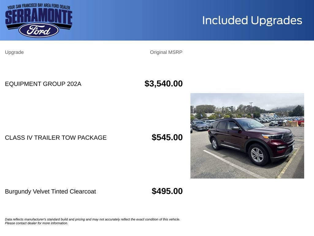 Certified 2022 Ford Explorer XLT w/ Equipment Group 202A AWD/4WD image 16