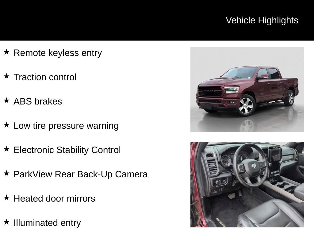 Used 2020 RAM 1500 Sport w/ Level 2 Equipment Goup w/2_L AWD/4WD image 6