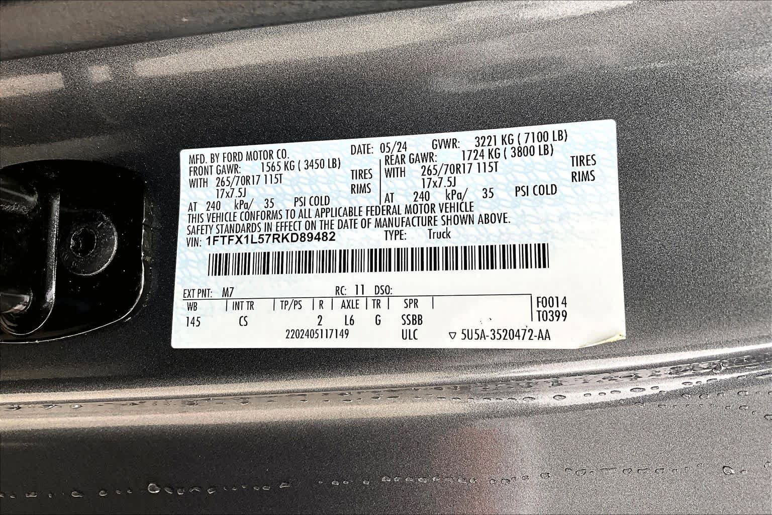 Certified 2024 Ford F150 XL AWD/4WD image 34