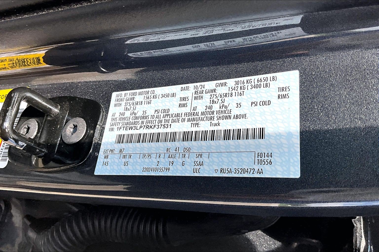 Certified 2024 Ford F150 XLT w/ Mobile Office Package AWD/4WD image 35