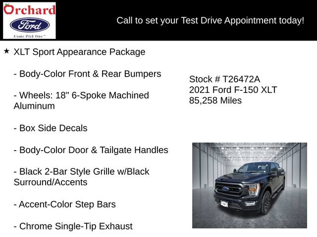 Certified 2021 Ford F150 XLT w/ Equipment Group 302A High AWD/4WD image 13