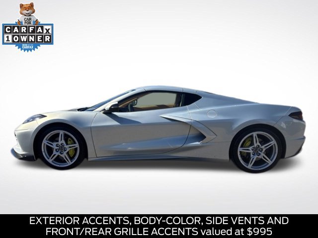 Used 2021 Chevrolet Corvette Stingray Premium Cpe w/ Engine Appearance Package RWD image 8