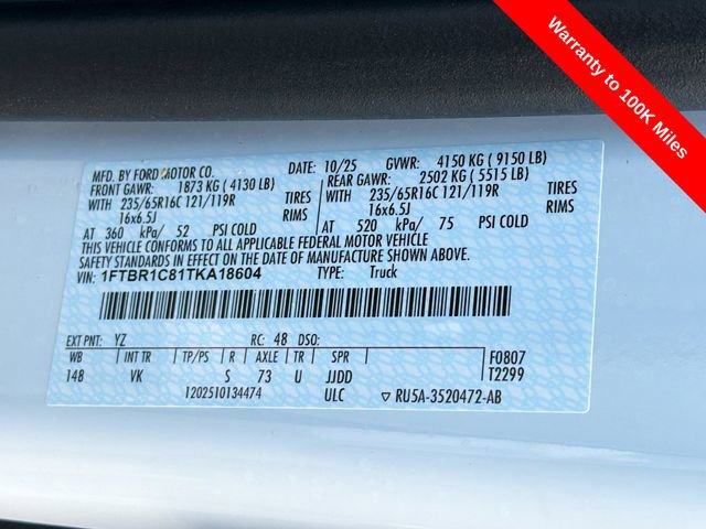Certified 2026 Ford Transit 250 148 Medium Roof RWD image 35