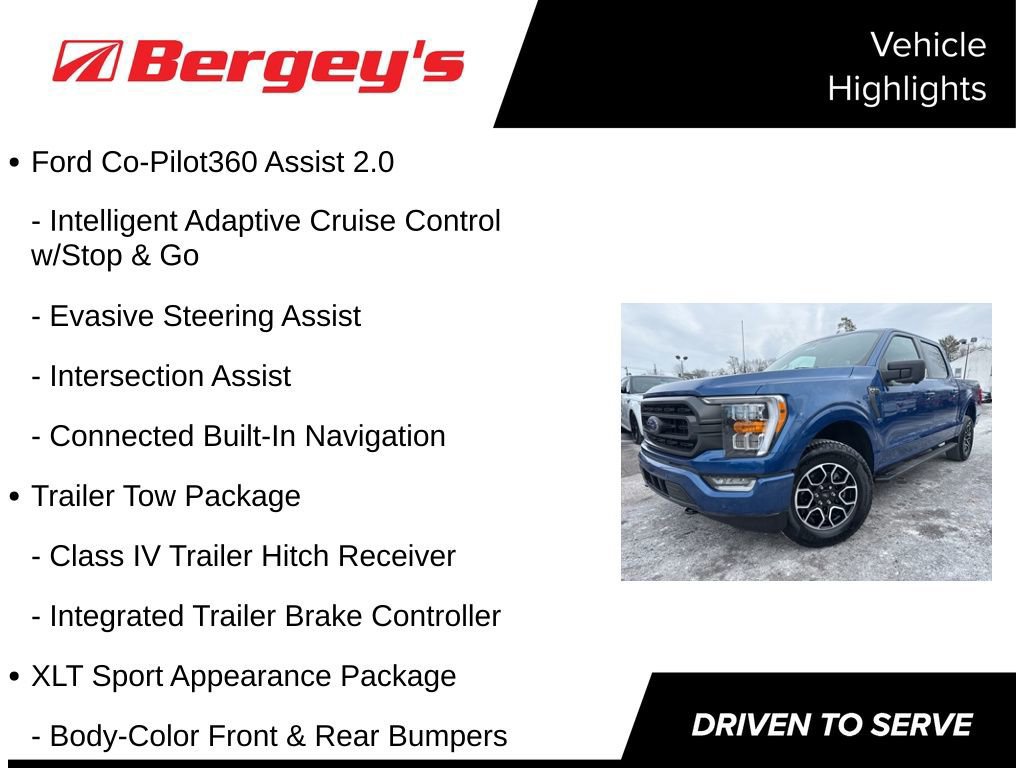 Certified 2023 Ford F150 XLT w/ Equipment Group 302A High image 8