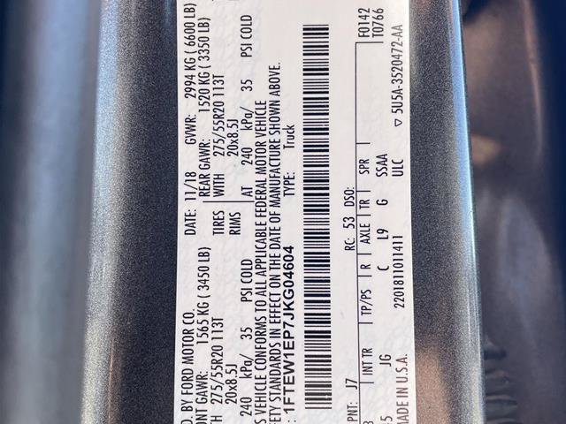 Certified 2018 Ford F150 XL w/ Equipment Group 101A Mid AWD/4WD image 32