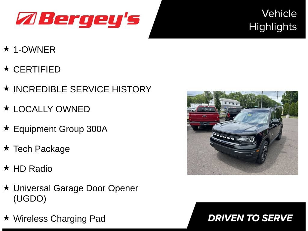 Certified 2022 Ford Bronco Sport Outer Banks w/ Tech Package AWD/4WD image 5