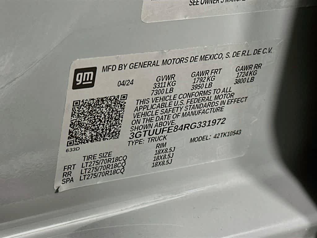 Used 2024 GMC Sierra 1500 AT4X AWD/4WD image 23