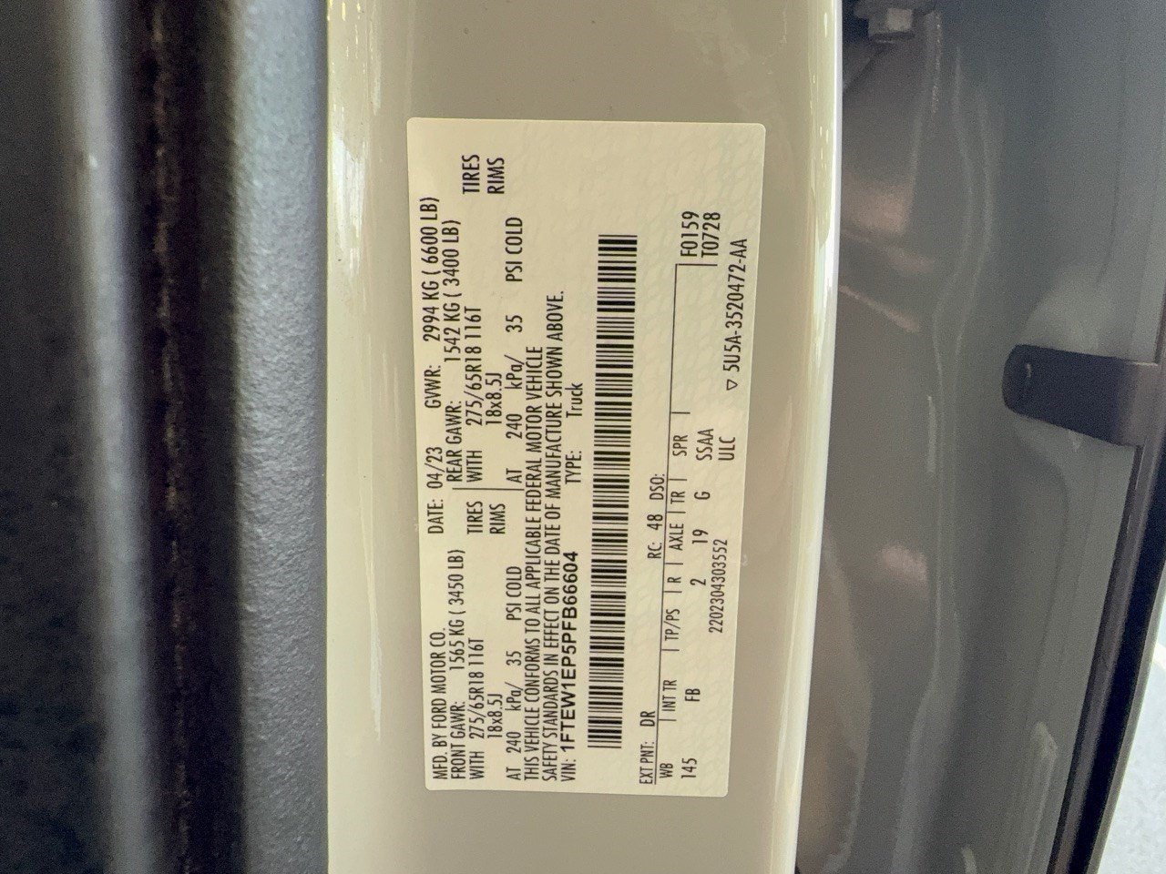 Certified 2023 Ford F150 XLT w/ Equipment Group 302A High AWD/4WD image 32