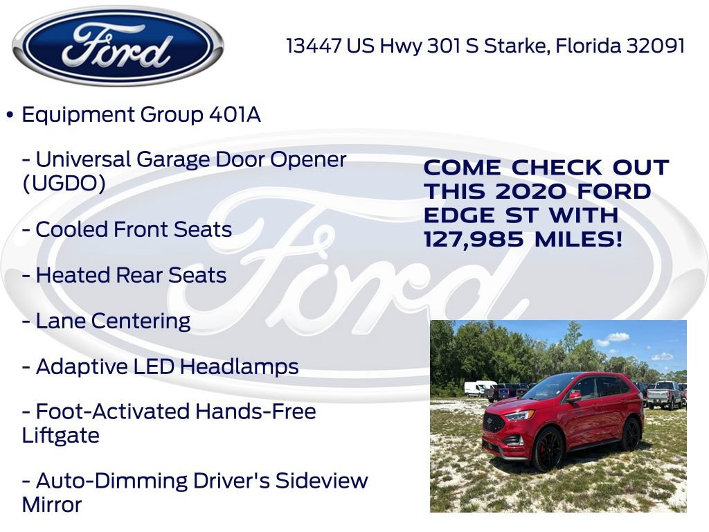 Certified 2020 Ford Edge ST w/ Equipment Group 401A AWD/4WD image 22