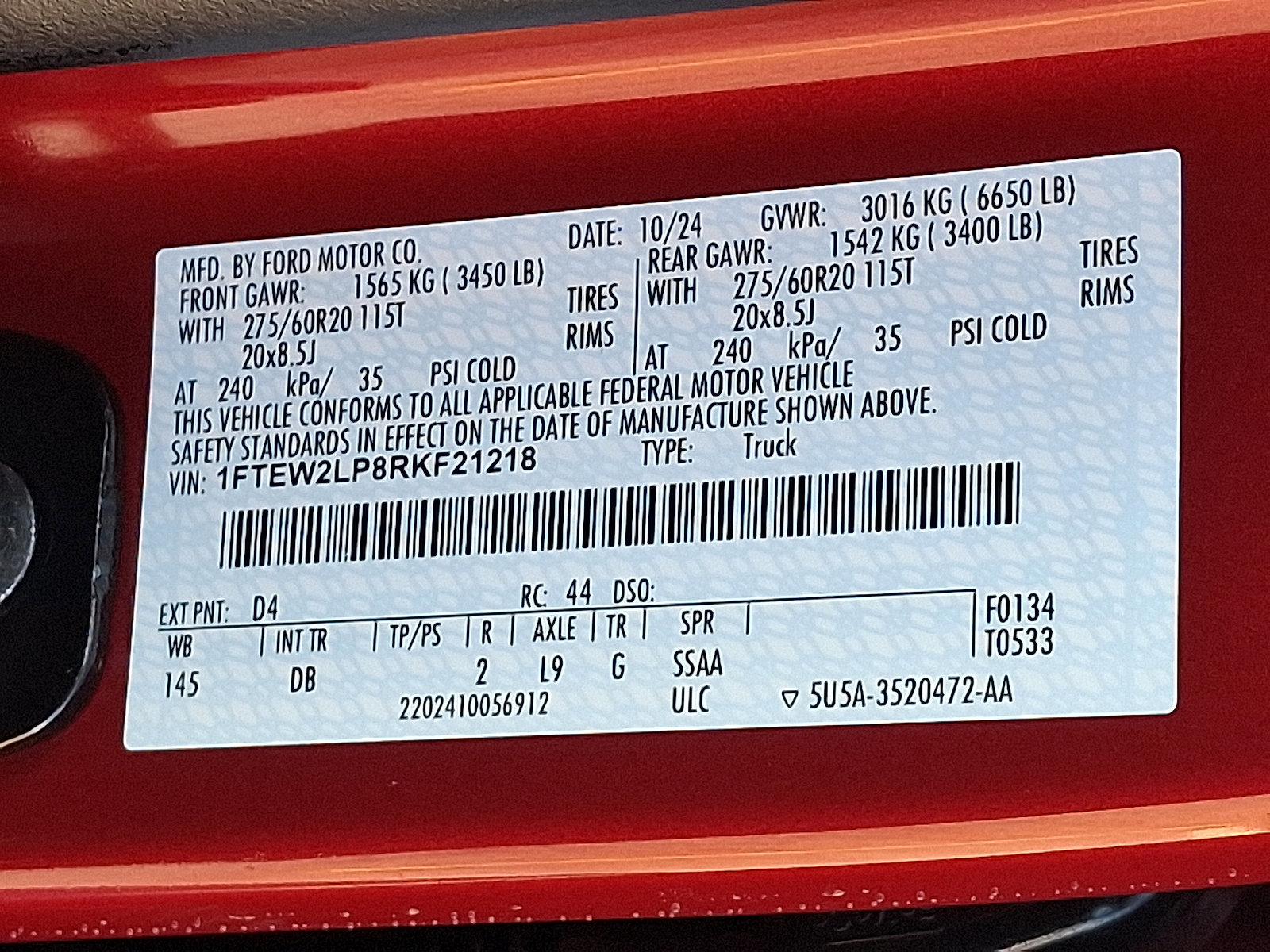 Certified 2024 Ford F150 STX w/ STX Black Appearance Package image 26