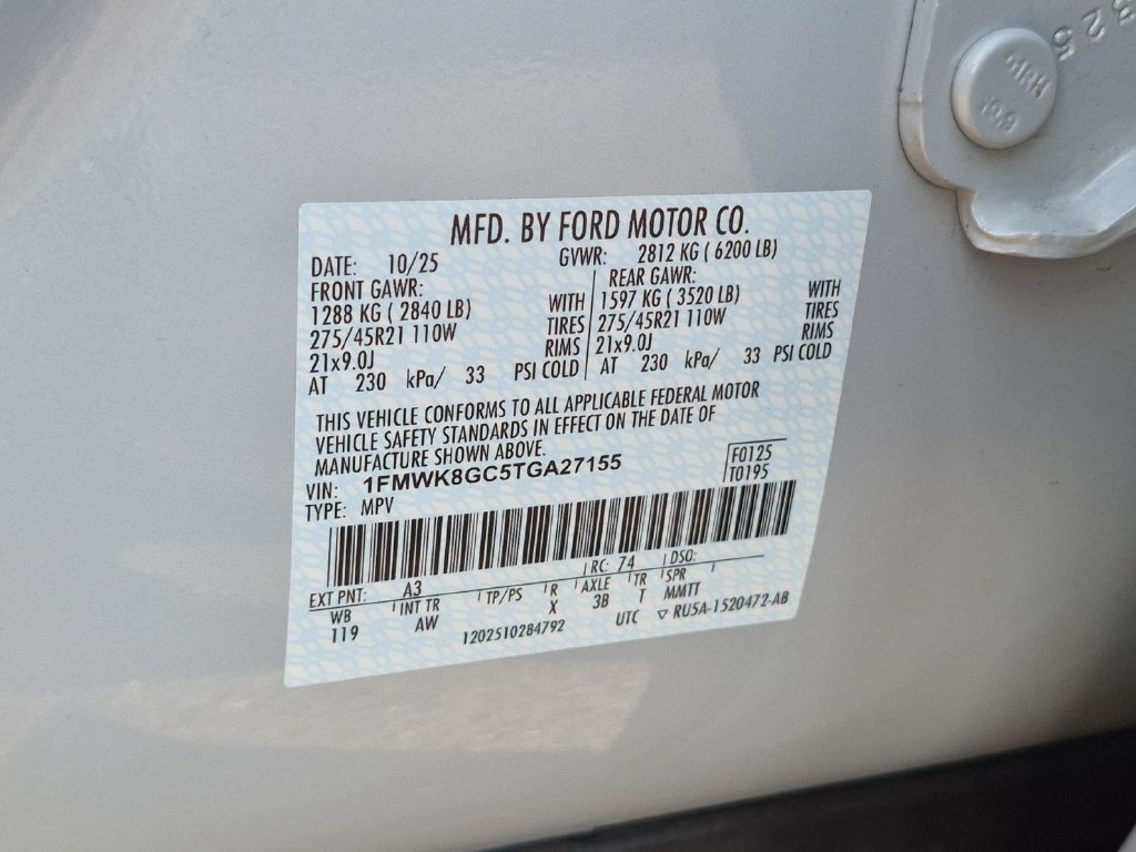 Certified 2026 Ford Explorer ST w/ Sun And Sound Package AWD/4WD image 32