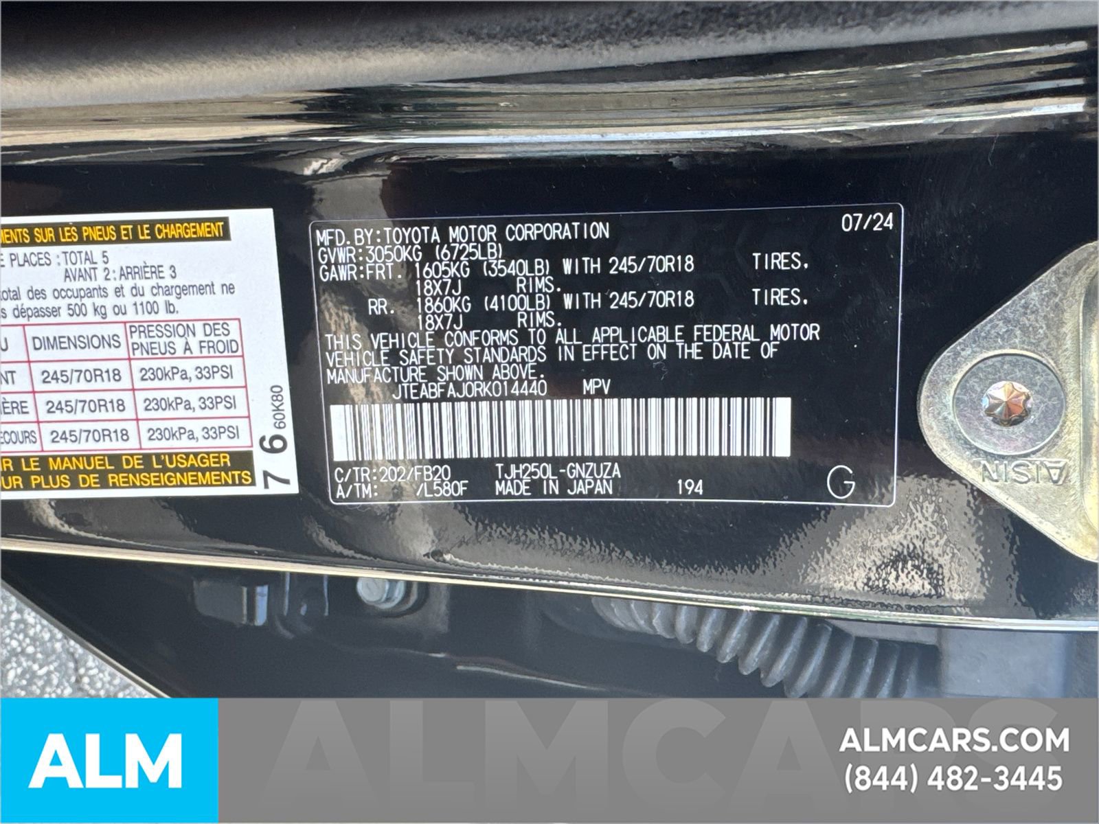 Used 2024 Toyota Land Cruiser 1958 AWD/4WD image 33