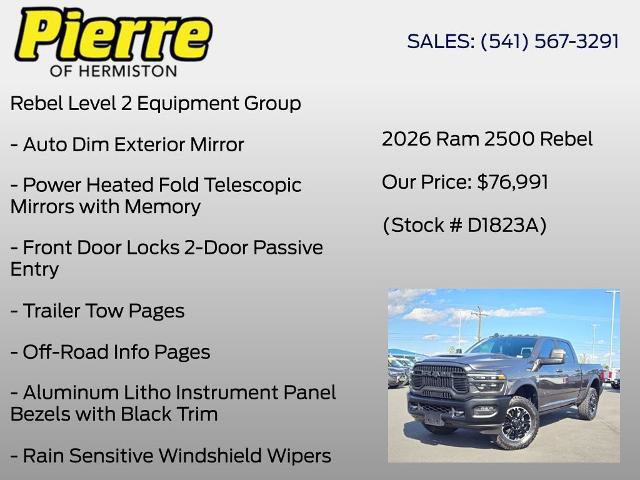 Used 2026 RAM 2500 Rebel w/ Rebel Level 2 Equipment Group AWD/4WD image 12
