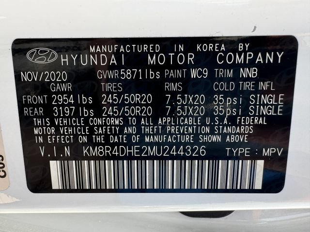 Used 2021 Hyundai Palisade SEL w/ Premium Package AWD/4WD image 32