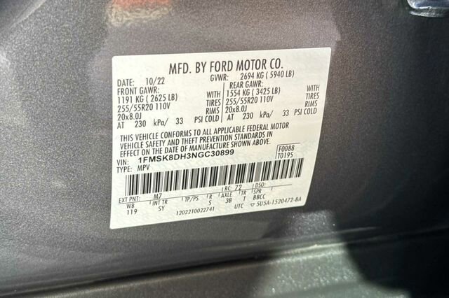 Certified 2022 Ford Explorer XLT w/ Equipment Group 202A image 27