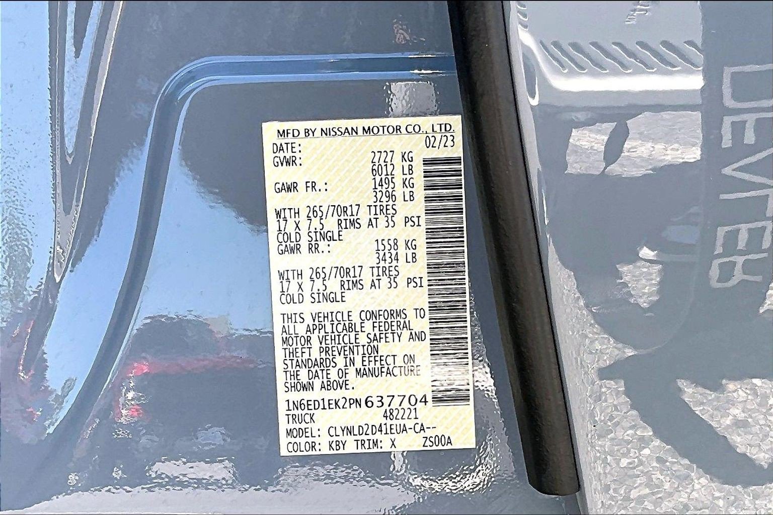 Used 2023 Nissan Frontier PRO-4X w/ Pro Convenience Package AWD/4WD image 20