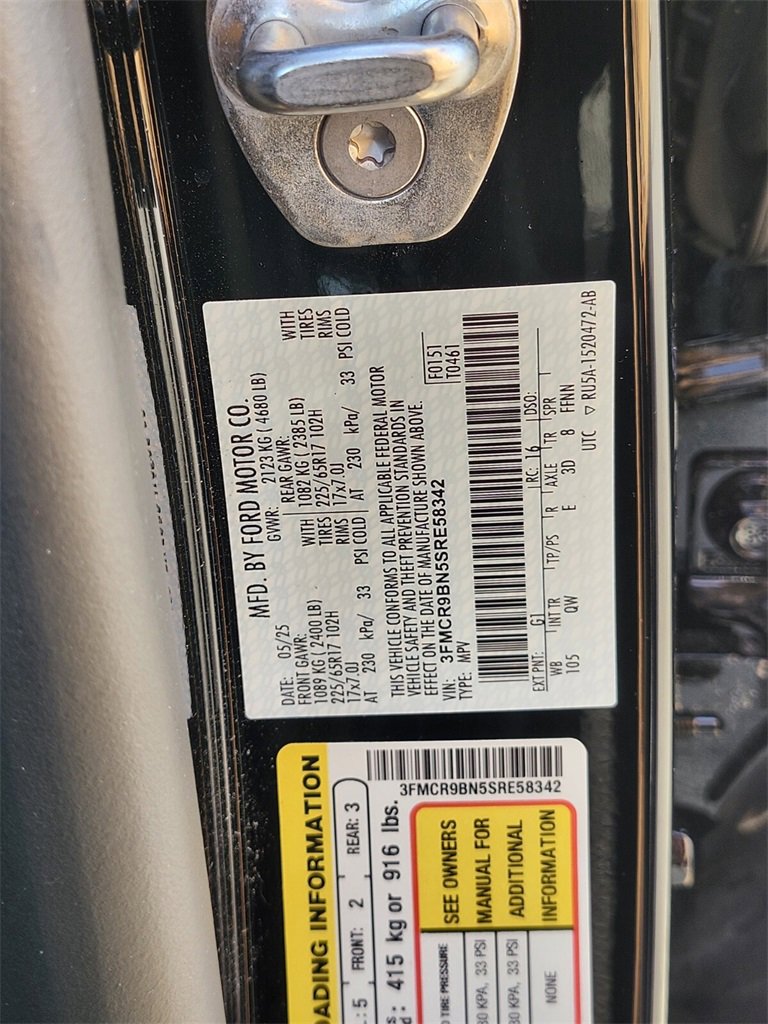 Certified 2025 Ford Bronco Sport Big Bend w/ Convenience Package image 33