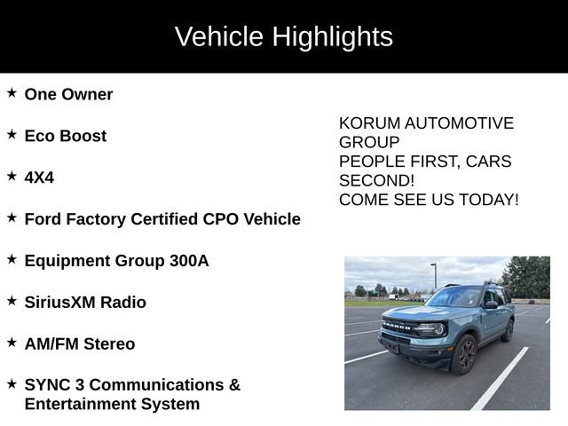 Certified 2022 Ford Bronco Sport Outer Banks image 4