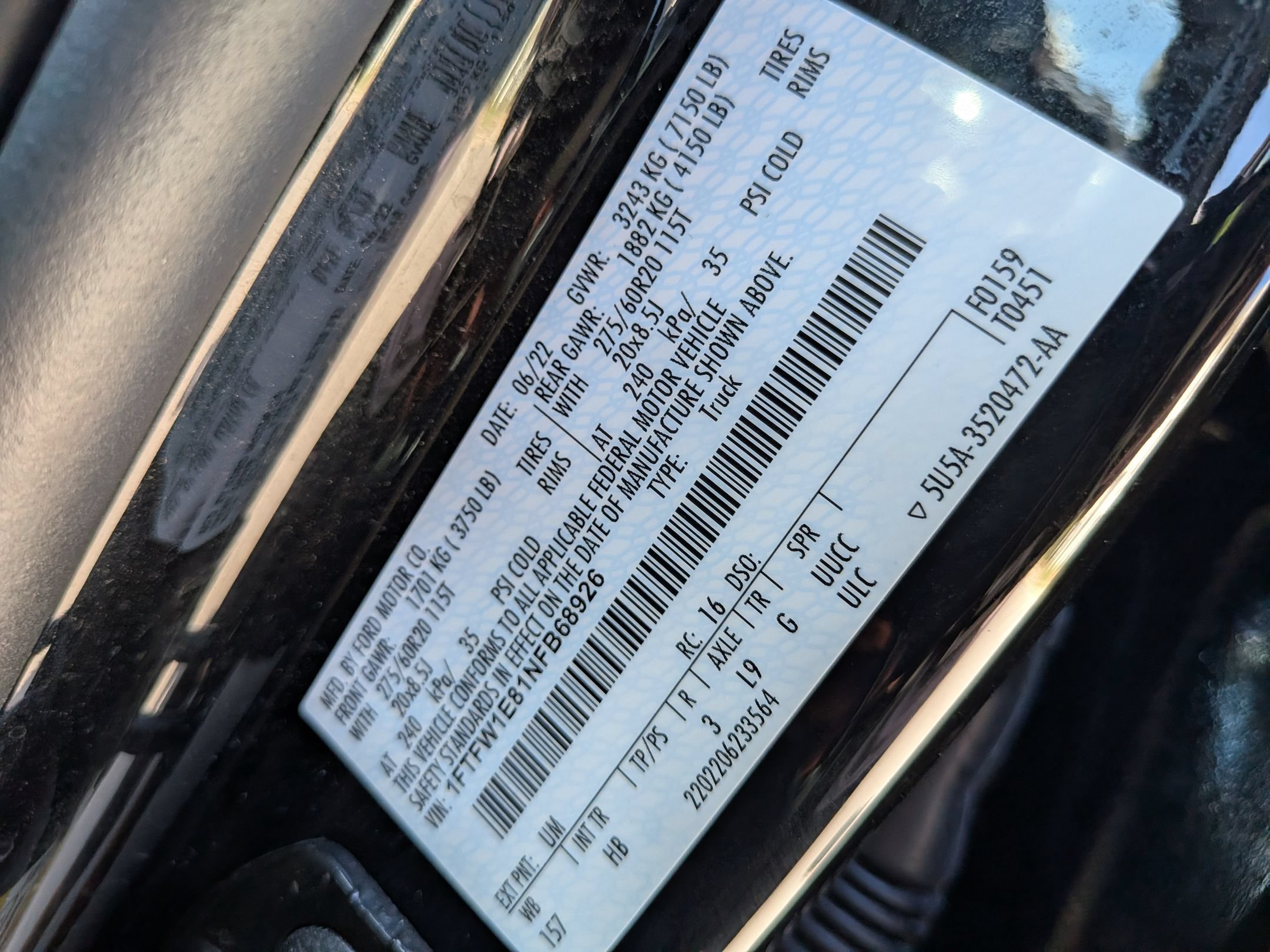 Certified 2022 Ford F150 Lariat w/ Equipment Group 502A High AWD/4WD image 39