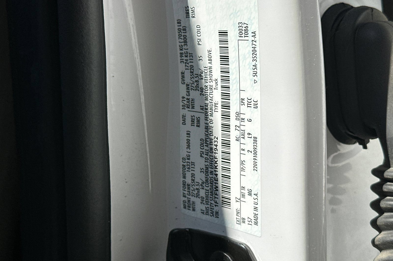 Certified 2019 Ford F150 XLT w/ Equipment Group 302A Luxury AWD/4WD image 32