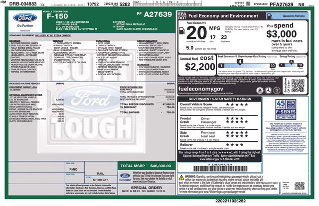 Certified 2023 Ford F150 XL AWD/4WD image 5