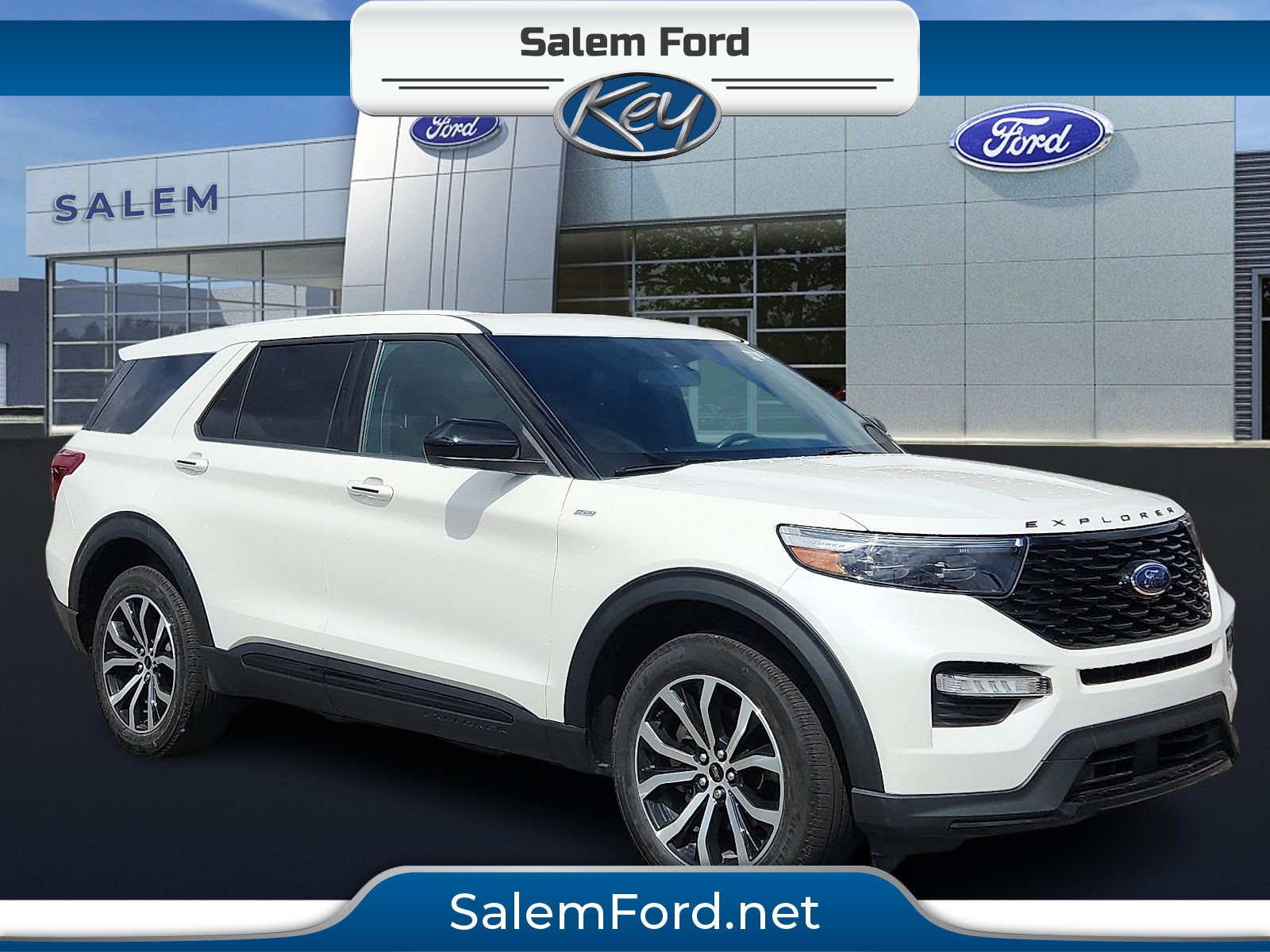 Certified 2022 Ford Explorer ST-Line w/ Class IV Trailer Tow Package