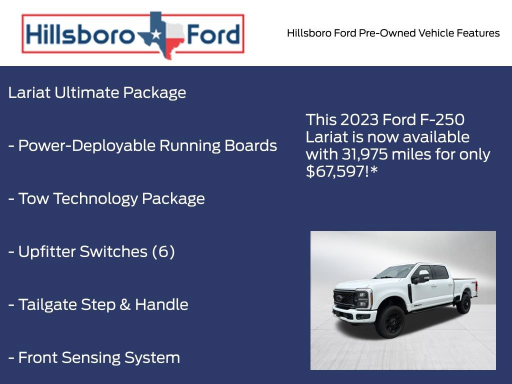 Certified 2023 Ford F250 Lariat w/ Lariat Ultimate Package AWD/4WD image 13