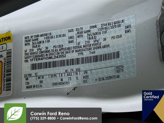 Certified 2021 Ford Ranger Lariat w/ Trailer Tow Package AWD/4WD image 35