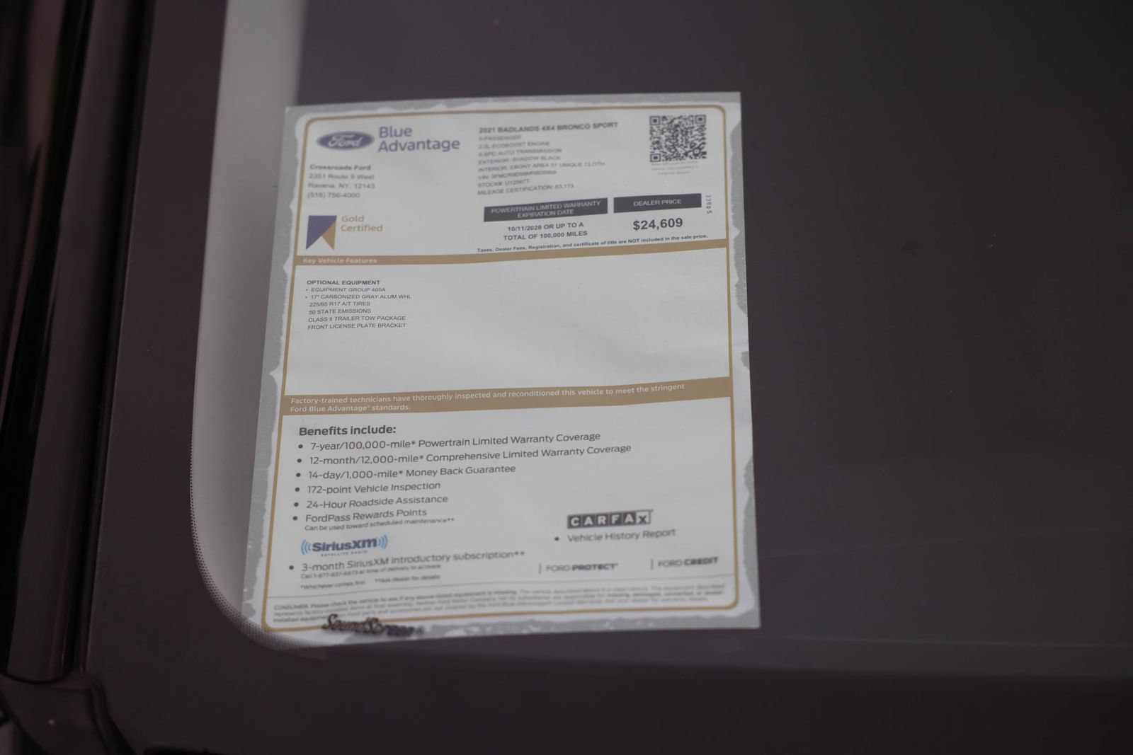 Certified 2021 Ford Bronco Sport Badlands AWD/4WD image 35