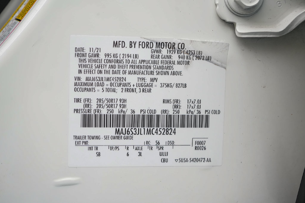 Certified 2021 Ford EcoSport SES AWD/4WD image 25