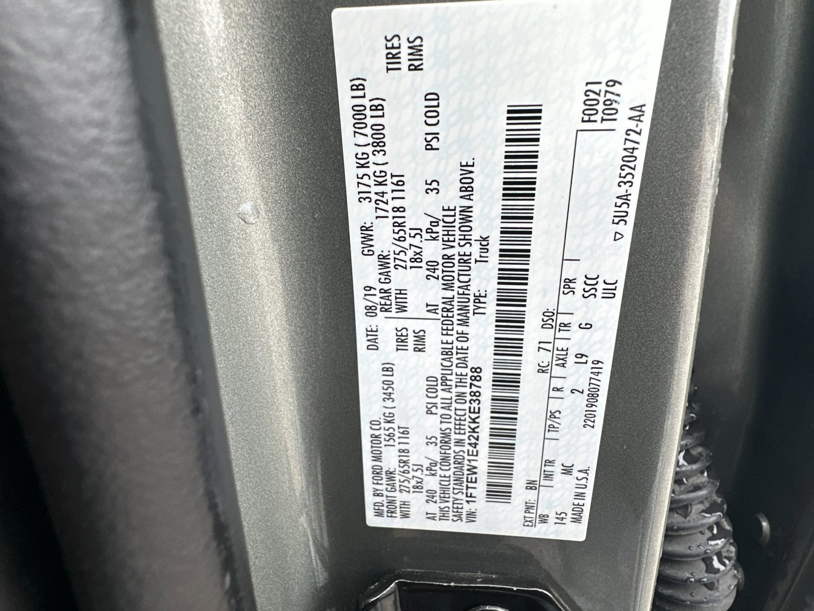 Certified 2019 Ford F150 XLT w/ Equipment Group 302A Luxury image 27