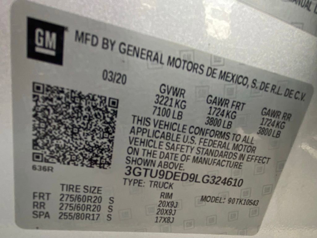 Used 2020 GMC Sierra 1500 SLT w/ SLT Premium Plus Package image 30