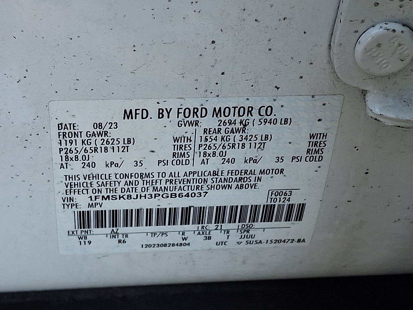 Certified 2023 Ford Explorer Timberline AWD/4WD image 26