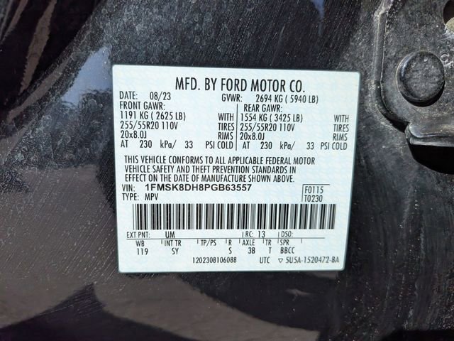 Certified 2023 Ford Explorer XLT w/ Equipment Group 202A AWD/4WD image 27