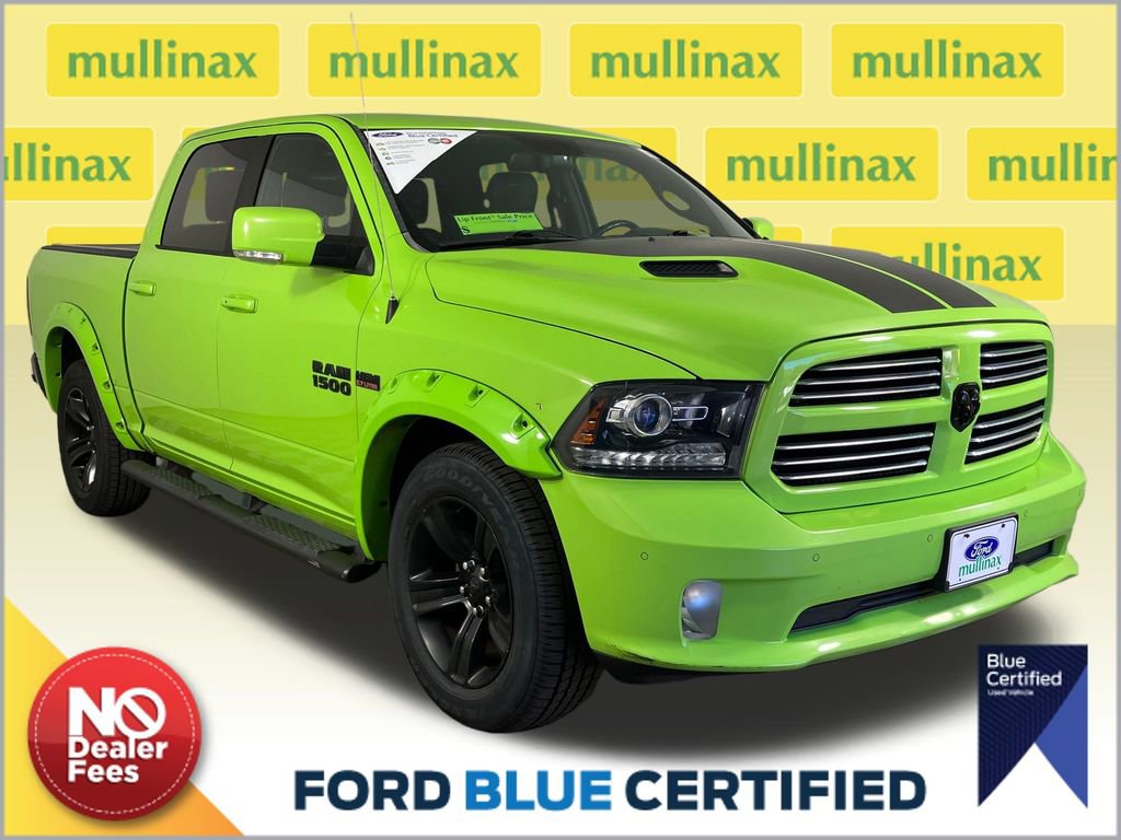 Used 2017 RAM 1500 Sport w/ Sublime Green Sport Package image 1