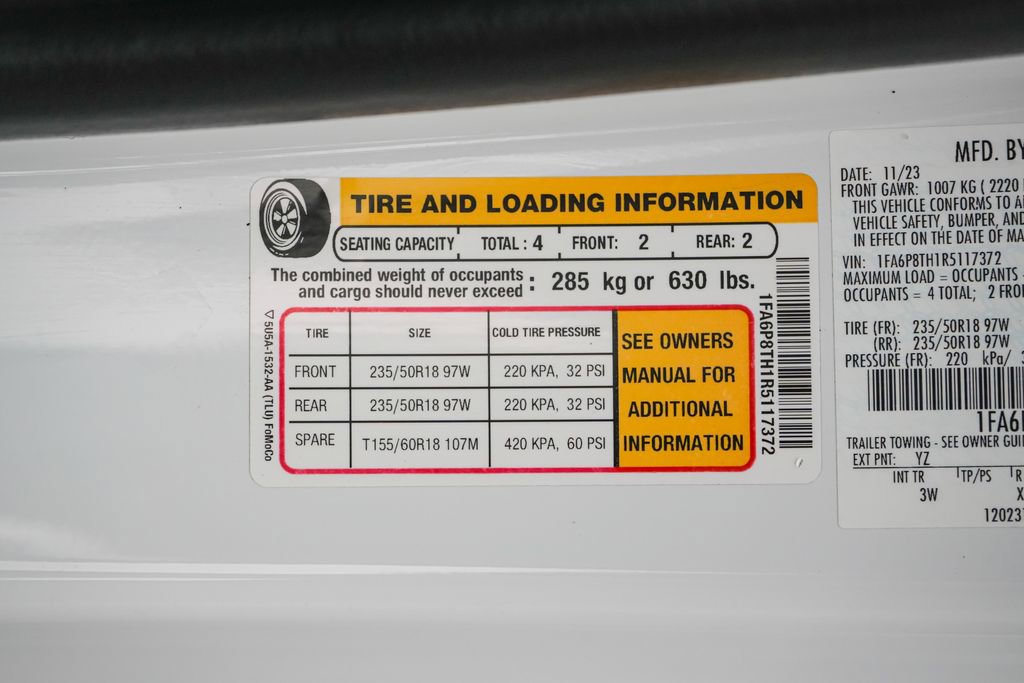 Certified 2024 Ford Mustang Premium RWD image 23