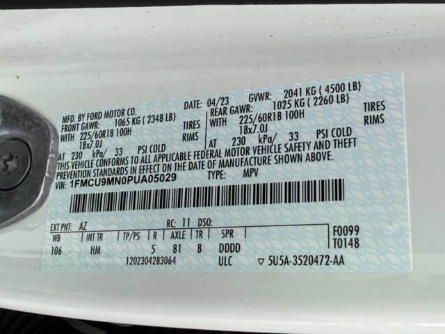 Certified 2023 Ford Escape ST-Line w/ Tech Pack #1 AWD/4WD image 35
