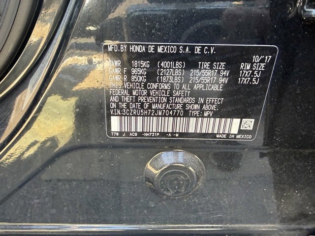 Used 2018 Honda HR-V EX-L image 8