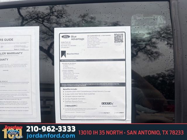 Certified 2021 Ford Ranger XLT w/ Equipment Group 301A Mid image 9