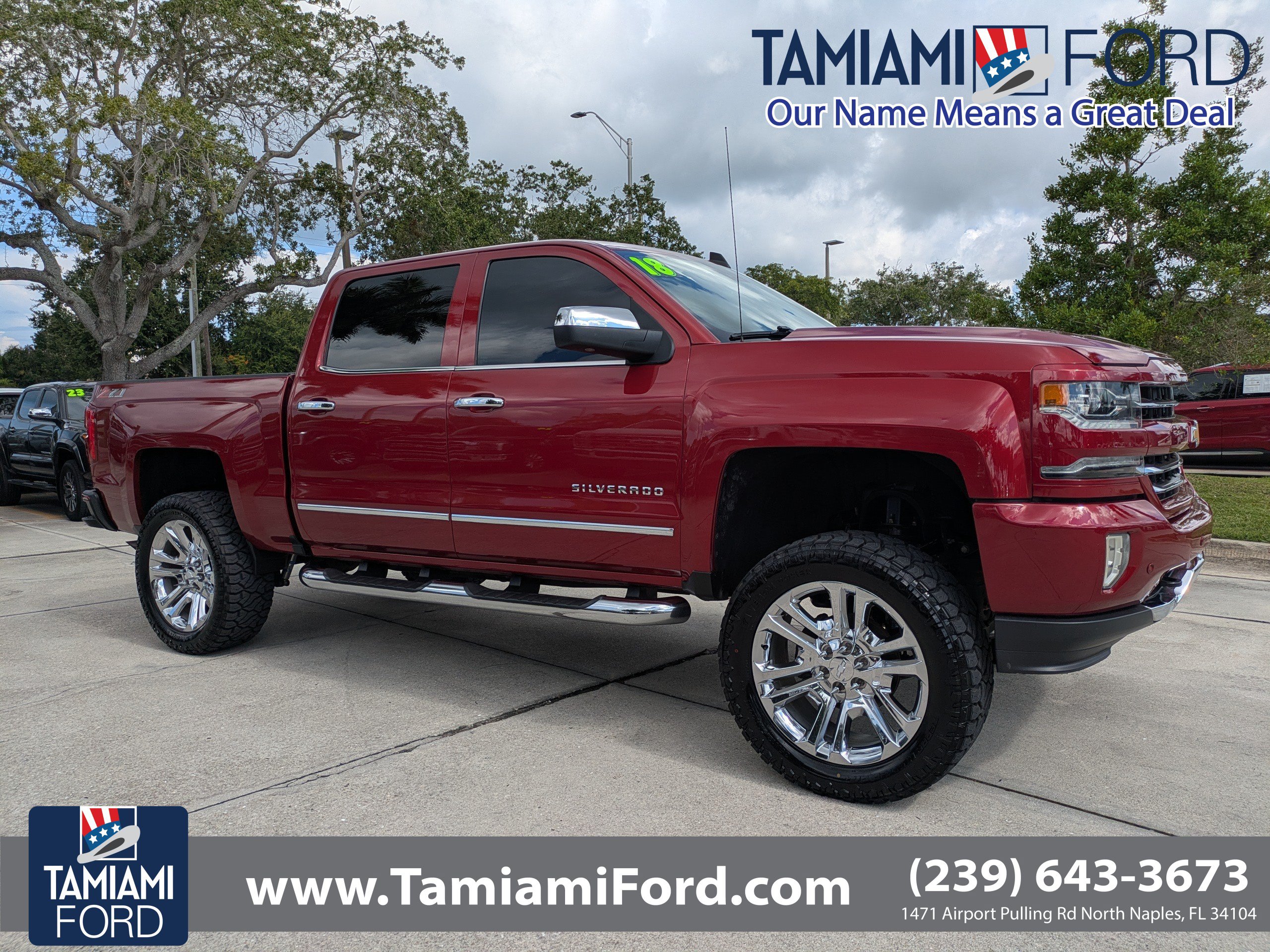 Used 2018 Chevrolet Silverado 1500 LTZ Z71 w/ LTZ Plus Package AWD/4WD image 1