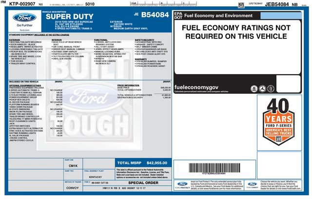 Certified 2018 Ford F250 XL w/ Power Equipment Group image 13