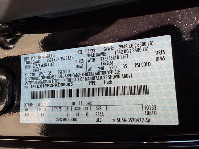 Certified 2023 Ford F150 XLT w/ Equipment Group 302A High image 35