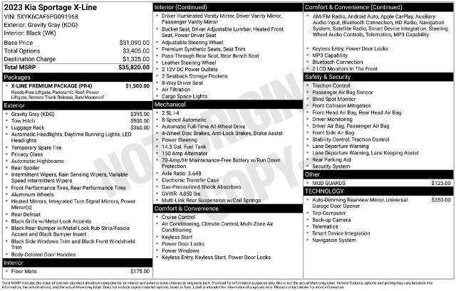 Used 2023 Kia Sportage X-Line w/ X-Line Premium Package AWD/4WD image 25