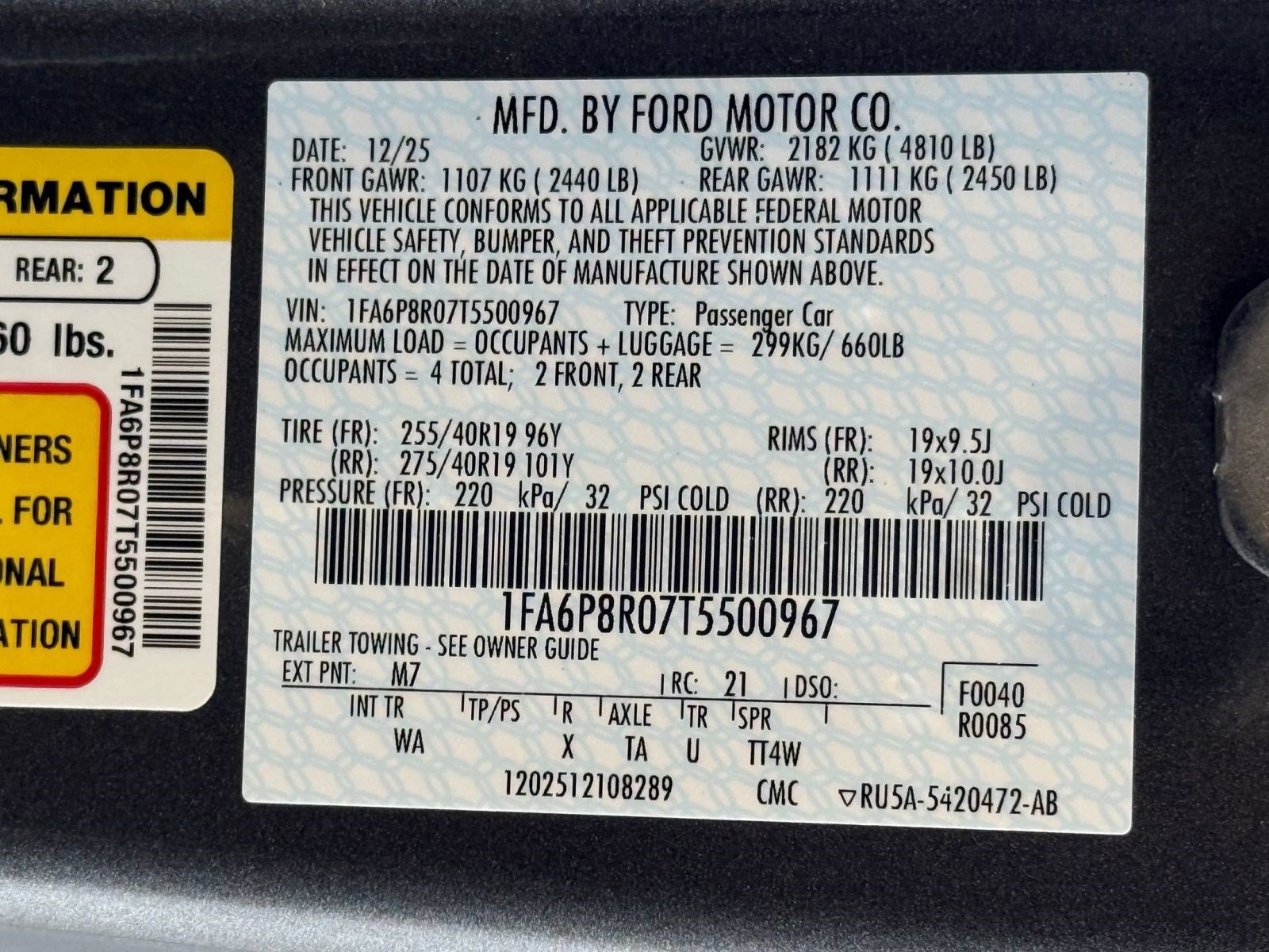Certified 2026 Ford Mustang Dark Horse RWD image 26