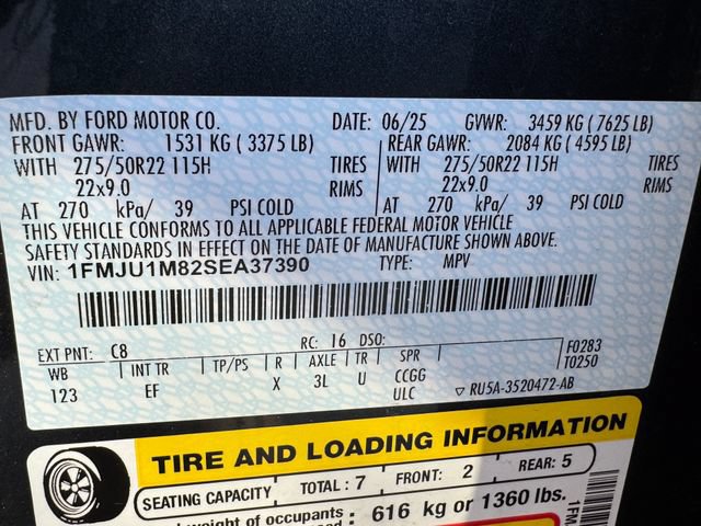 Certified 2025 Ford Expedition Platinum w/ Driver's Package AWD/4WD image 18