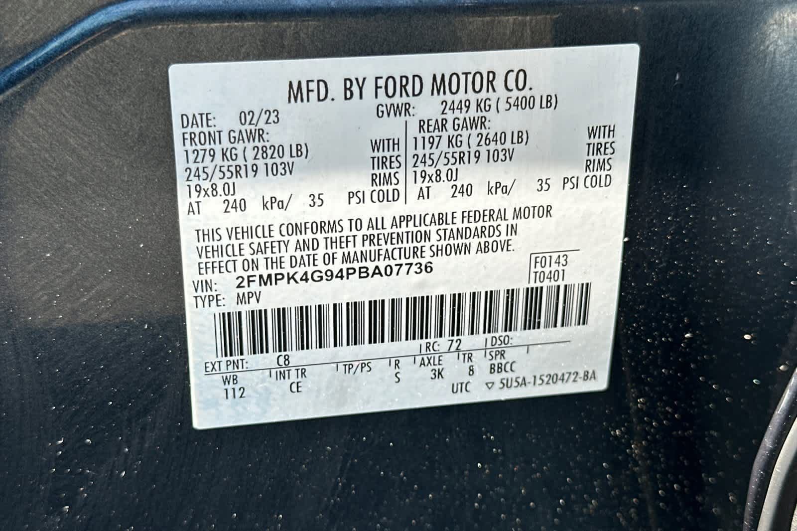 Certified 2023 Ford Edge SE w/ Black Appearance Package image 28