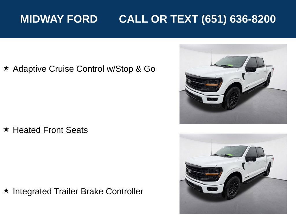 Certified 2024 Ford F150 XLT w/ Equipment Group 302A MID AWD/4WD image 13