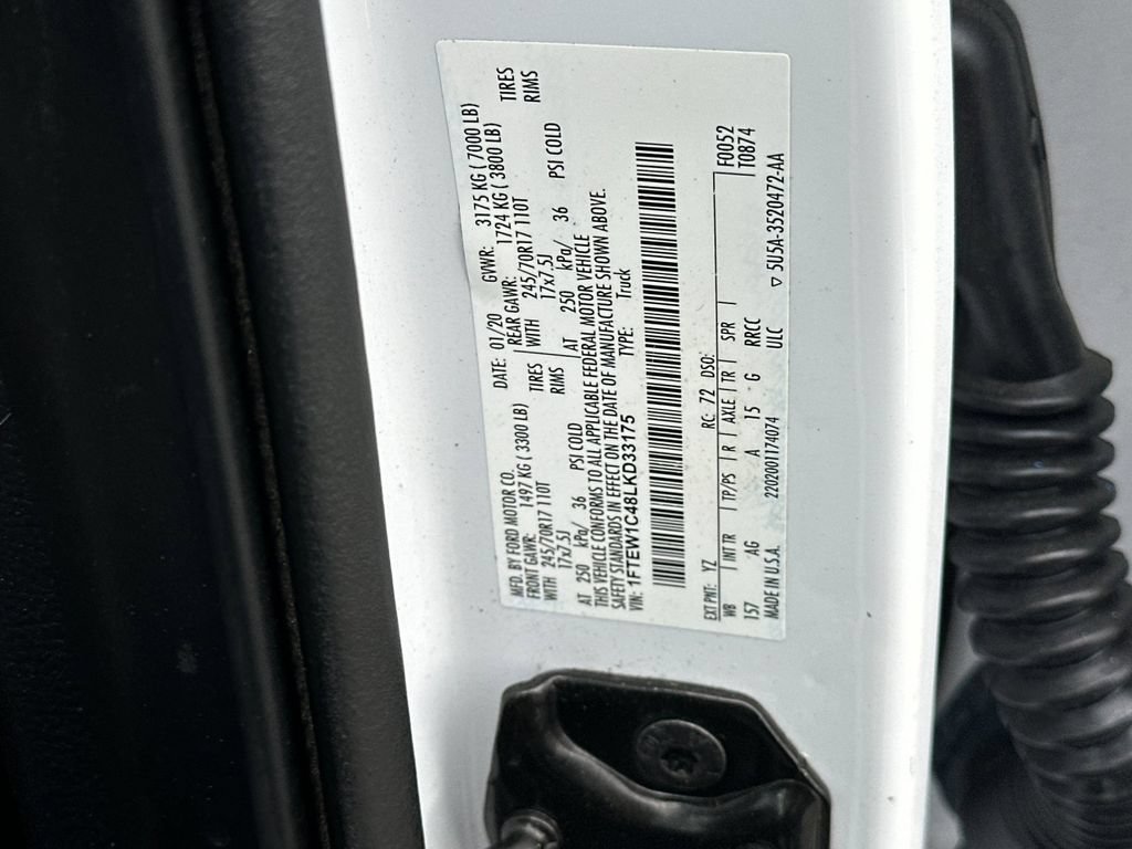 Certified 2020 Ford F150 XL w/ Equipment Group 101A Mid RWD image 25