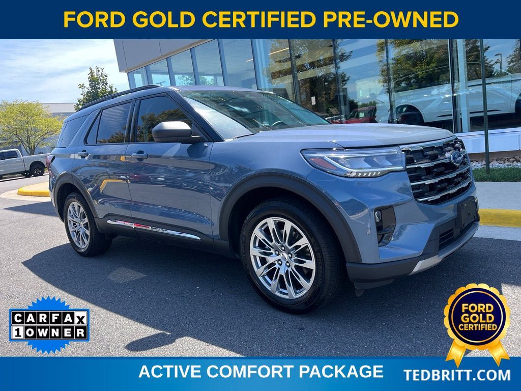 Certified 2025 Ford Explorer Active w/ Active Comfort Package