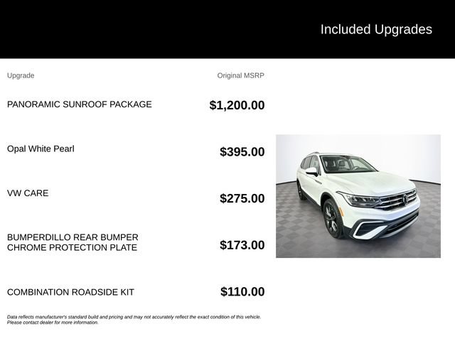 Used 2023 Volkswagen Tiguan SE w/ Panoramic Sunroof Package FWD image 6